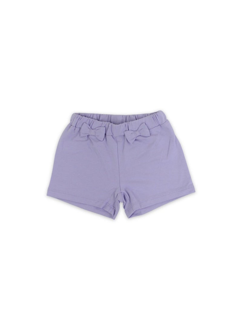 Pompelo Baby Girls Cotton Short – Purple - Image 1