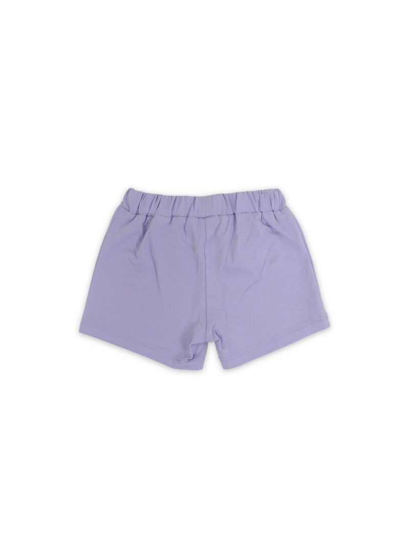 Pompelo Baby Girls Cotton Short – Purple - Image 2