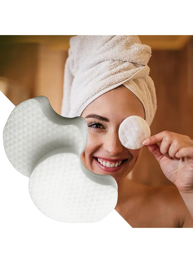1 200 Thickened Makeup Remover And Skin Care Cotton Pads Multi Layer Makeup Wipe Soft Facial Cleansing Rounds Gentle Natural Texture 1 200 Sheets For Daily Use - Image 4
