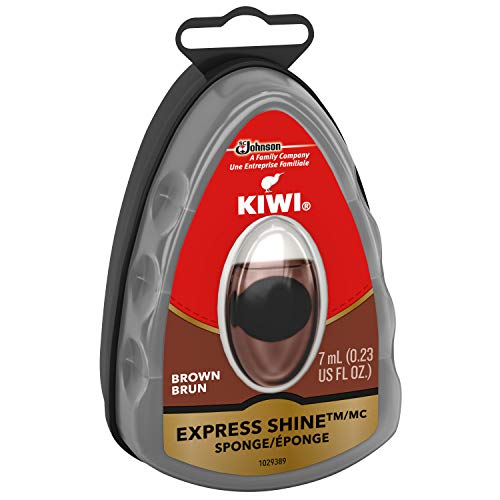 KIWI Express Shine, Instant Shine Sponge, Brown 0.23 oz (Pack - 1, Brown) - Image 2