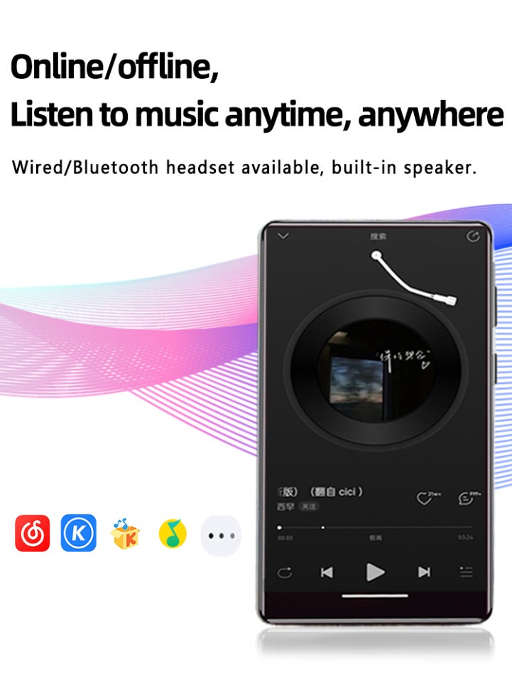4.0″ Android 14.0 Octa-Core MP4 Music Player with WiFi & App Store Access, 4GB RAM + 64GB Storage – Portable MP5 Player - Image 5