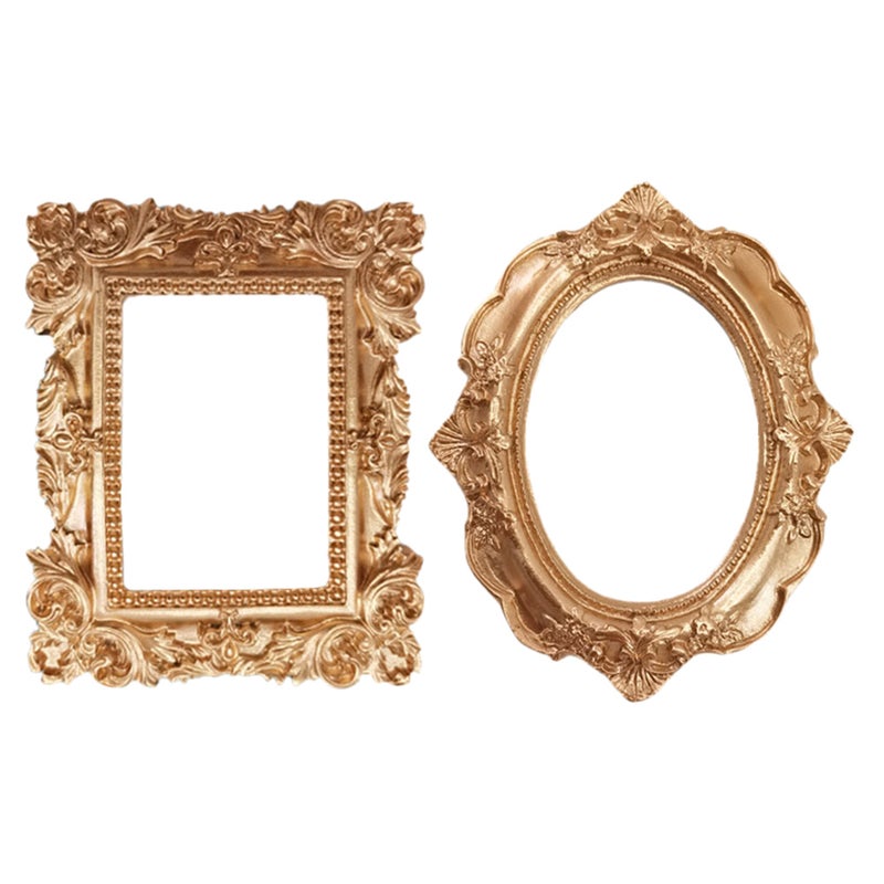 2pcs European Style Photo Frames Desktop Photo Frame Photo Props - Image 1