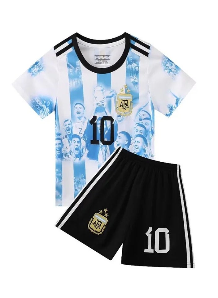 DubaiGallery - Argentina World-cup Champion Football Team World Fans printed T shirts Supporting The Team Football Team Jersey T shirts For Men | Women | Kids to win the cup - Image 1