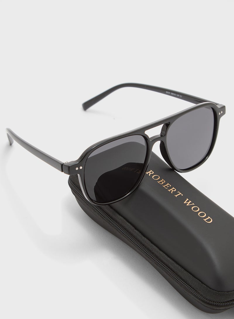 Robert Wood Polarized Lens Square Sunglasses  - Image 5