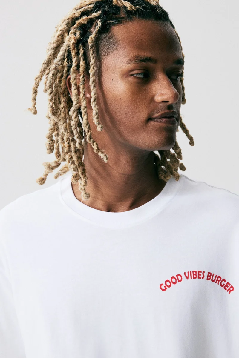 اتش اند ام Relaxed Fit Cotton T-Shirt