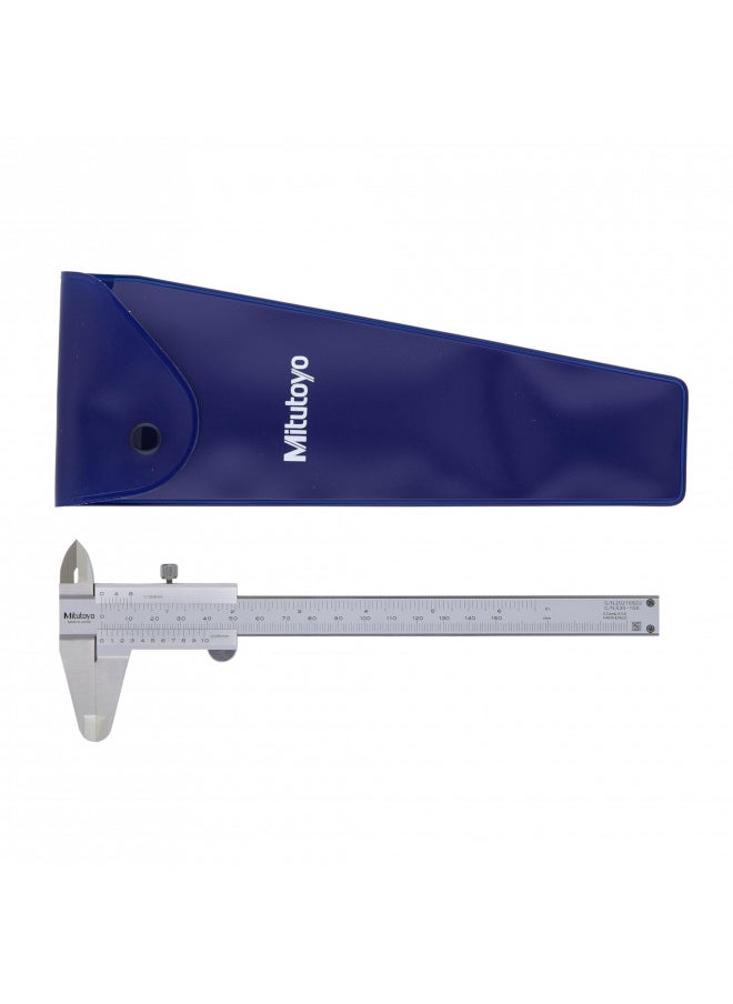 Mitutoyo Mitutoyo 530-101 Vernier Calipers, Stainless Steel, for Inside, Outside, Depth and Step Measurements, Metric, 0"/0mm-150mm Range, +/-0.05mm Accuracy, 0.05mm Resolution, 40mm Jaw Depth  - Image 2