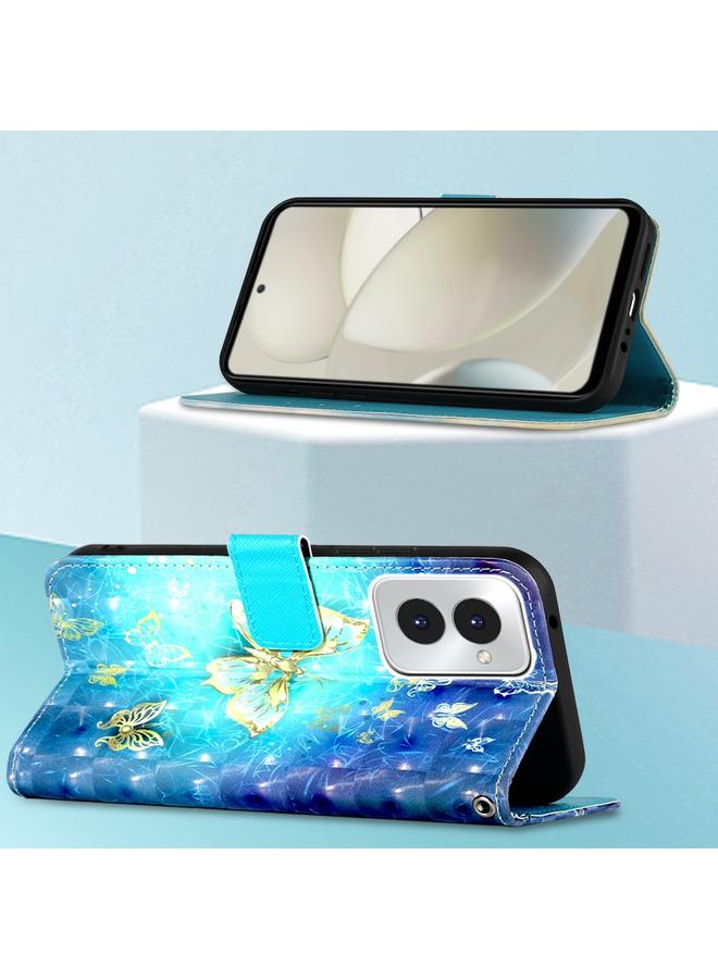 اس-توب جراب لهاتف Motorola Moto G Power 5G 2024 جراب هاتف جلدي قابل للطي أفقيًا برسومات ثلاثية الأبعاد - Image 4