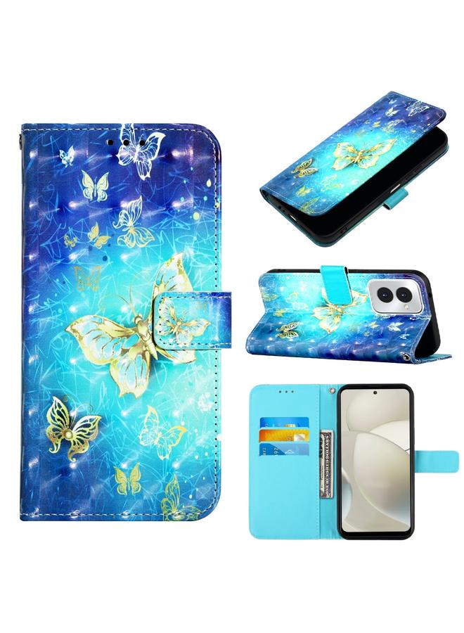 اس-توب جراب لهاتف Motorola Moto G Power 5G 2024 جراب هاتف جلدي قابل للطي أفقيًا برسومات ثلاثية الأبعاد - Image 1