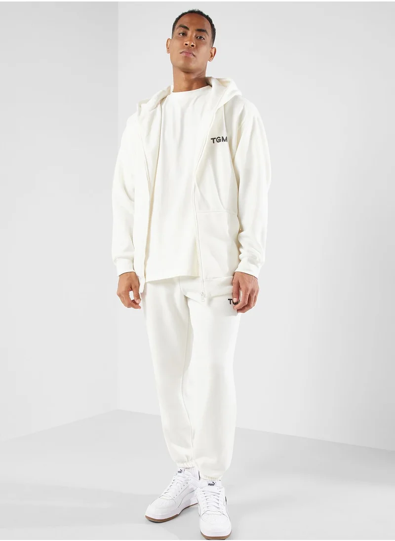 The Giving Movement Lounge Oversized Zip Hoodie