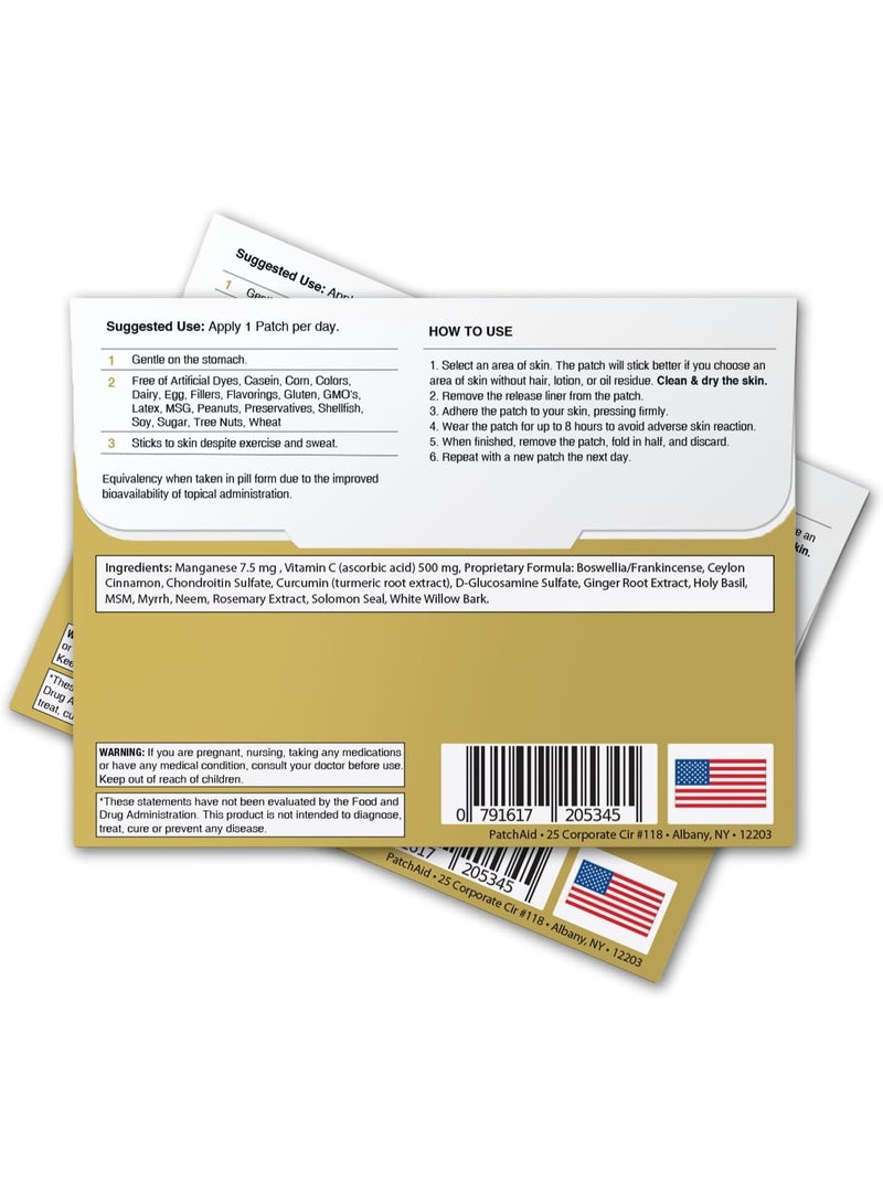 PatchAid Glucosamine and Chondroitin Topical Patch 30-Day Supply - Image 3