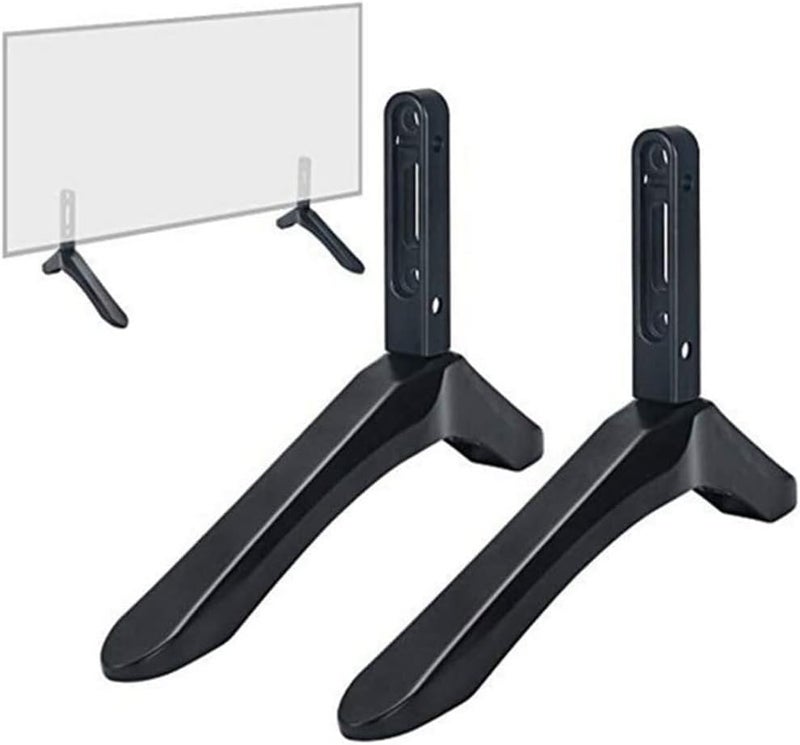 SWIUKPHE TV Pedestal Set, TV Base Pedestal Feet, TV Stand Mount Table Top TV Stand Base Legs for Most 32-65 In LCD LED Plasma Flat Screen - Image 1