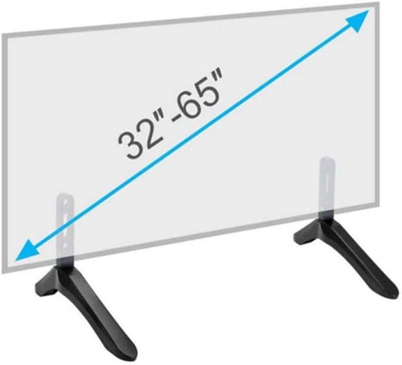 SWIUKPHE TV Pedestal Set, TV Base Pedestal Feet, TV Stand Mount Table Top TV Stand Base Legs for Most 32-65 In LCD LED Plasma Flat Screen - Image 5
