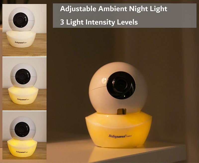 Babysense AddOn Camera for Video Baby Monitor V43 Adjustable Night Light Lullabies and White Noise Not Suitable for HDS2 Models - Image 2