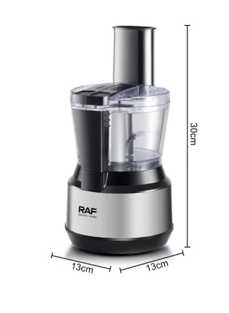 RAF معالج الطعام RAF R2872 – آلة مطبخ متعددة الوظائف 3 في 1 بشفرات من الفولاذ المقاوم للصدأ - Image 2