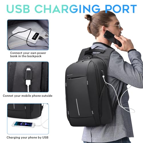 BANGE Travel Backpack for 15.6 Inch Notebook,Lightweight Work Backpacks for Men, Daily Fashion Backpack for Men and Women - Image 5
