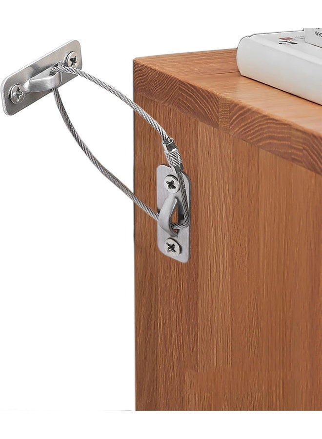 xicveiuz 6 Pack Furniture Anchors Kit for Baby Proofing - Image 1