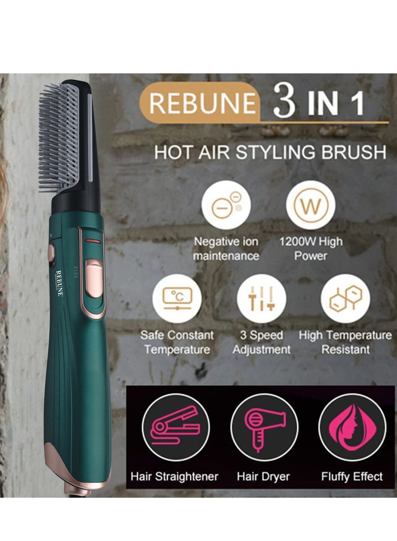 REBUNE Original Hair Dryer Brush 1200W One Step Volumizer and Hot Air Hair Styler - Image 3