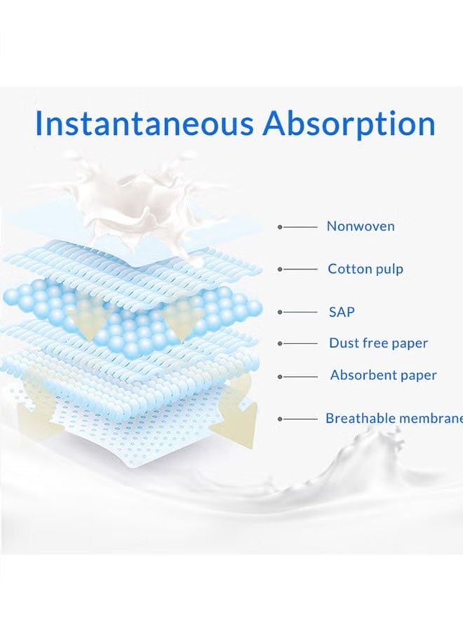 Vinnatsu 60PCS Disposable Breast Pads Super Absorbent Nursing Pad Breastfeeding Essentials Sterilized Individually Packed - Image 3