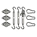 DOEWORKS Sun Shade Sail Kit of Rectangle or Triangle Sails, Heavy Duty Stainless Steel for Outdoor Using - Image 2