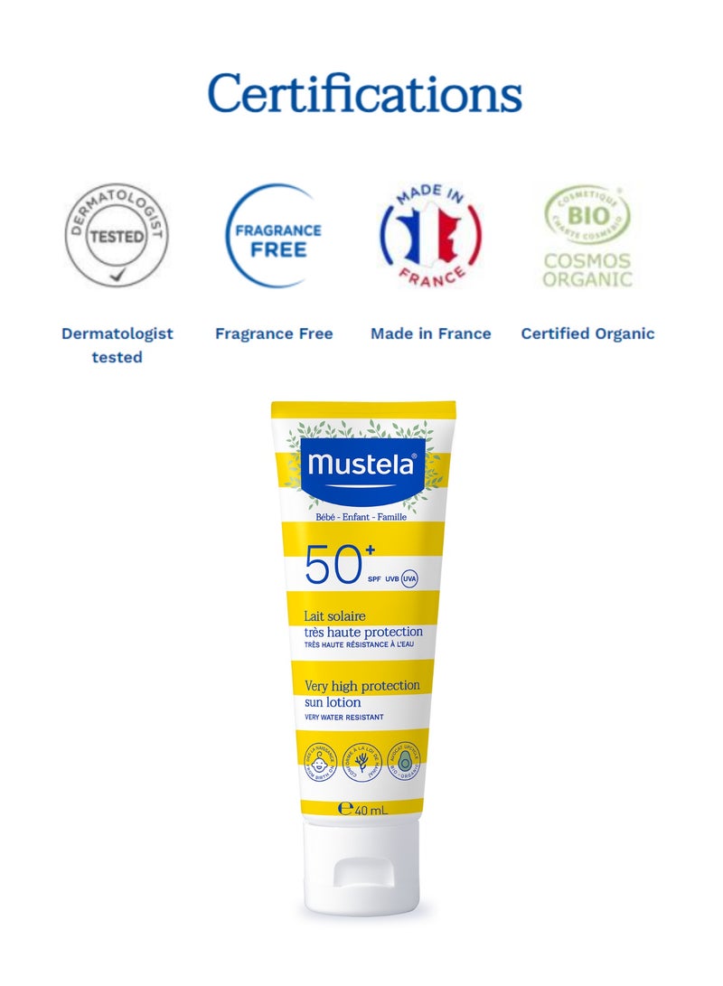 Mustela Very High Protection Sun Lotion SPF 50+ - Image 4