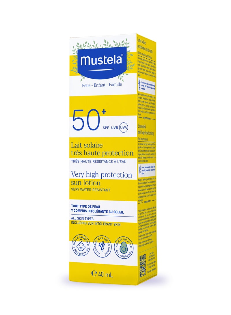 Mustela Very High Protection Sun Lotion SPF 50+ - Image 3