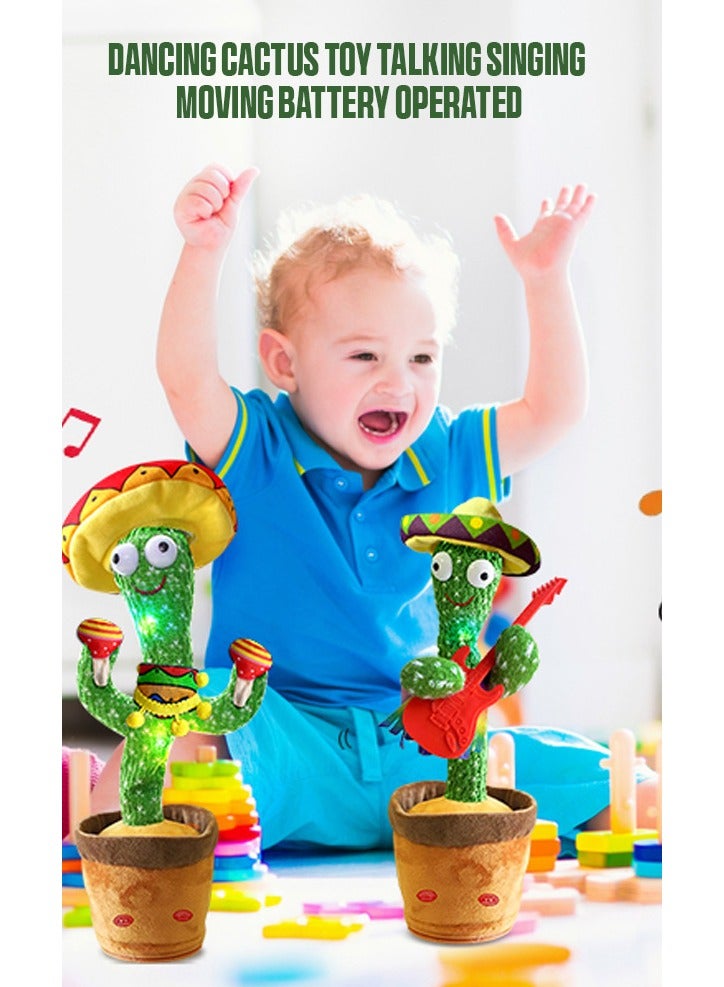 Dancing Cactus Toy Talking Singing Moving Battery Operated  - Image 2