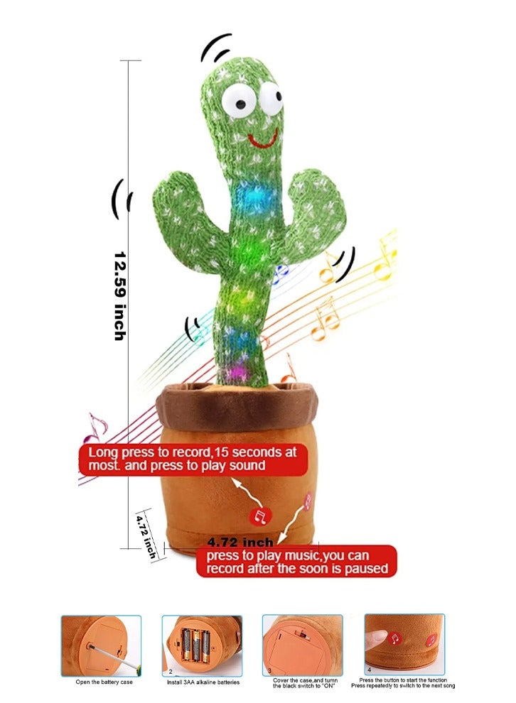Dancing Cactus Toy Talking Singing Moving Battery Operated  - Image 4