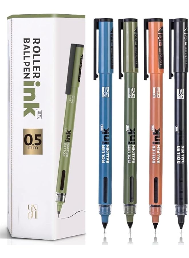 Deli S1658 Drawing Writing Planner Needle Roller Pen 12 Pieces Set 0.5 Mm Tip Size Black  - Image 1