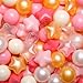 GOGOSO Ball Pit Balls for Toddlers PhthalateFree BPAFree NonToxic Crush Proof Soft Plastic Play Balls Baby Kids Shape Tent Pool Playhouse Playpen Party DecorCreamy Pink Pearl Gold Clear200PCS - Image 2