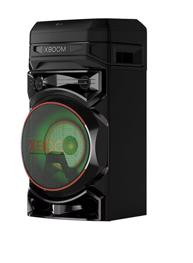 LG XBOOM Party Speaker, Multi Color Lighting, Karaoke Feature, 1 Mic + 1 Guitar Input, Wireless Party Link, USB, Bluetooth Connection, XBOOM App - RNC5 Black - Image 3