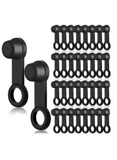 Y&D 50 Pieces Brake Bleeder Cap Rubber Grease Fitting Caps Black  - Image 1