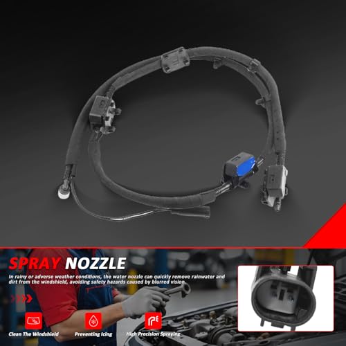Bomunik Windshield Washer Nozzle Spray Jet For BMW X3 F25 X4 F26 sDrive20ixDrive28ixDrive35iM40i Replace 4849703 61664849703 61667213281 7213281 15746BW B5518103 BHN12626 887502401 EDSBM052 - Image 3