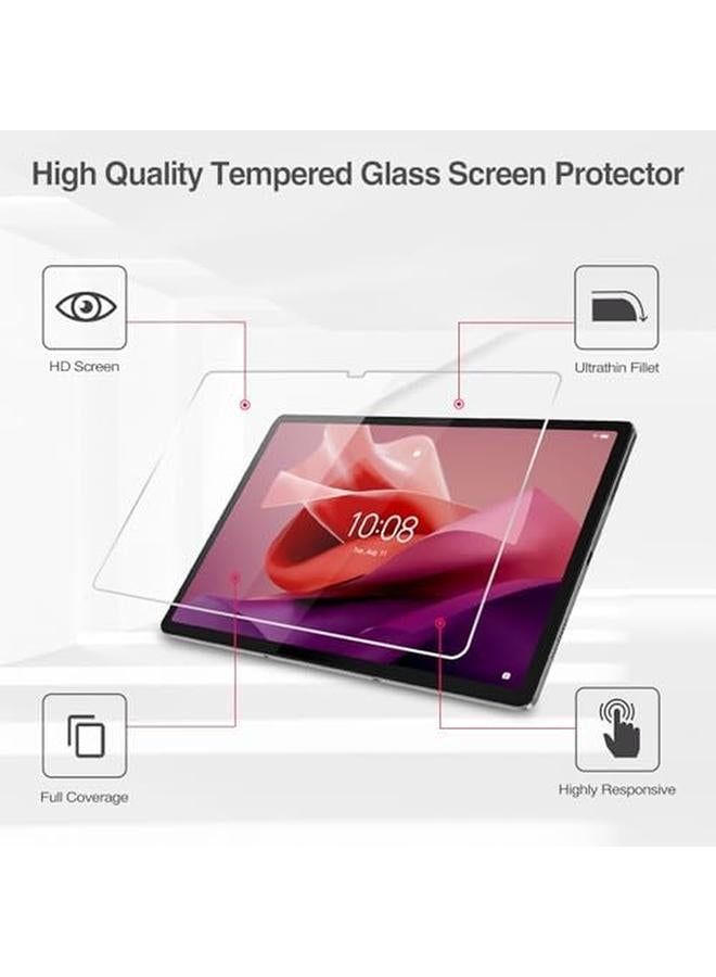 Procases 2 Pack Screen Protector For Lenovo Tab P12 2023 Tempered Glass Film Guard For Lenovo 12.7" Tab P12 2023 Release - Image 2