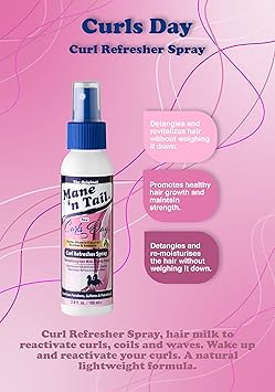 Mane 'n Tail Mane n Tail Curls Day Curl Refresher Spray 100ml Fights Frizz Detangles and ReMoisturises With VITAMIN E and B5 Promotes healthy hair growth - Image 3