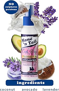 Mane 'n Tail Mane n Tail Curls Day Curl Refresher Spray 100ml Fights Frizz Detangles and ReMoisturises With VITAMIN E and B5 Promotes healthy hair growth - Image 5