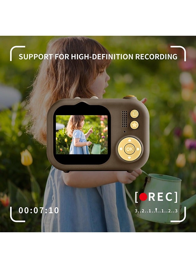 XiuWoo Kids Camera with Tripod, Birthday Gifts for Girls/Boys Age 3-9yr,Cute Portable Little Girls/Boys Gifts Kids Camera Toys for 3-12 Year Old Boys/Girls,Selfie Camera for Kids - Image 4