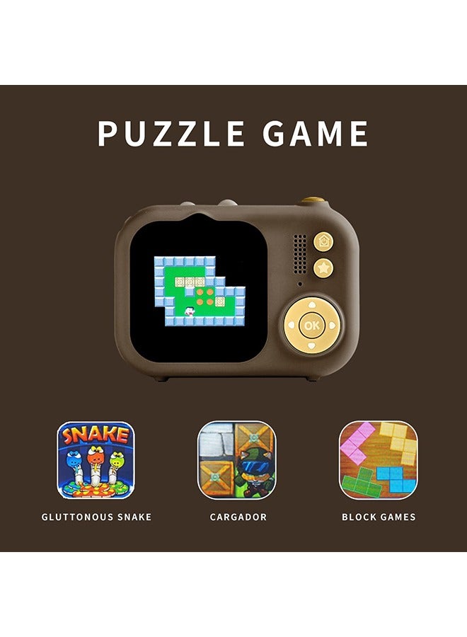 XiuWoo Kids Camera with Tripod, Birthday Gifts for Girls/Boys Age 3-9yr,Cute Portable Little Girls/Boys Gifts Kids Camera Toys for 3-12 Year Old Boys/Girls,Selfie Camera for Kids - Image 5