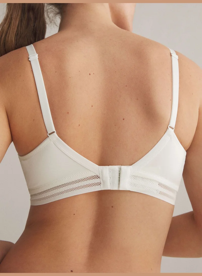 oysho Tulle nursing bra