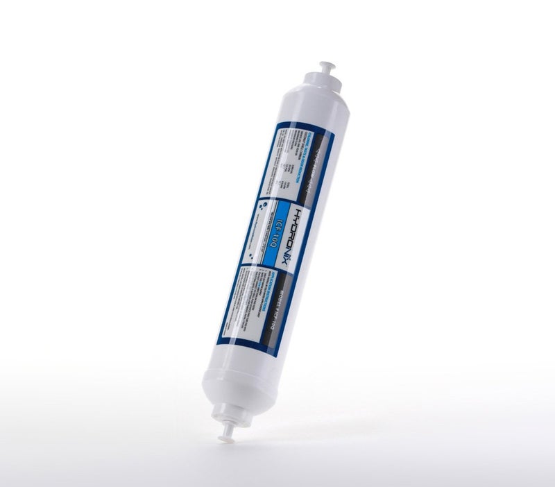 Hydronix ICF-10Q Inline Reverse Osmosis Post, Fridge & Ice Coconut GAC Water Filter 2000 Gal, 1/4" Quick Connect - Image 3