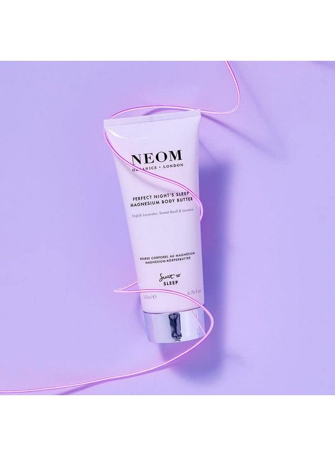 NEOM زبدة الجسم بالمغنيسيوم 200 مل؛ لافندر وياسمين؛ كريم مرطب مع زيوت أساسية؛ يغذي وينعم؛ زهور ومهدئ - Image 5