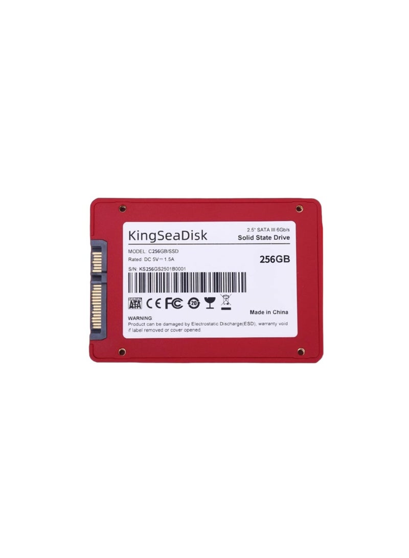 قرص صلب داخلي KingSeaDisk بسعة 256 جيجابايت SSD مقاس 2.5 بوصة SATA III سرعة عالية لترقية الكمبيوتر/اللابتوب - Image 3