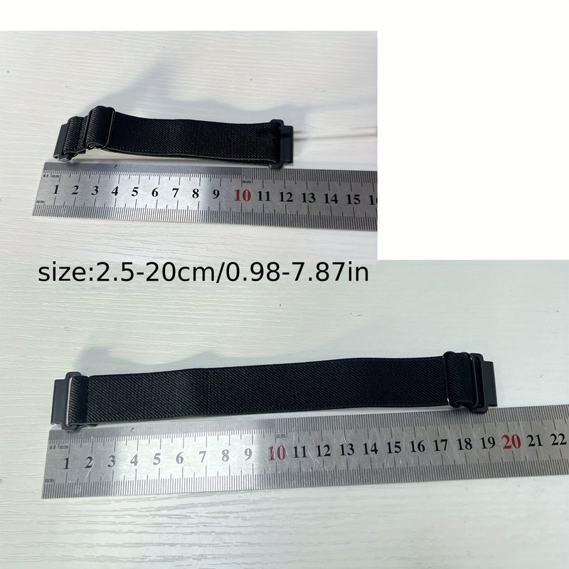 Multicolor 22mm Stretch Nylon Watch Band Compatible with Samsung Watch 7 6 5 4 Classic 46mm Watch 42mm Gear S3 Classic Garmin Move 3s Forerunner 265 Venu 2 Forerunner 645 Venu 2 Plus Amazfit GTS 3 Pop Gtr 4 Sport Braided Wristband for Men - Image 2
