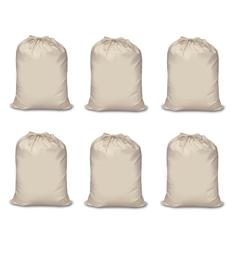 ThePrintFactory Cotton laundry bag for clothes Travel organizer Ecofriendly 100 pure cotton drawstring bag Large size 35 x 28 inches Hanging Laundry Bag Foldable and Washable 6  - Image 1