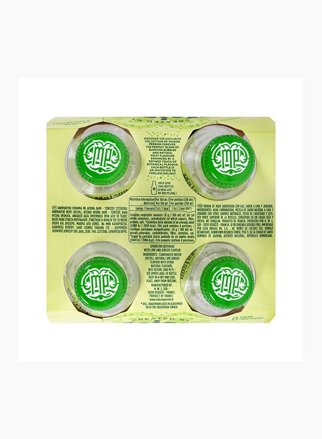 Maison Perrier Sparkling Beverage Lime Ginger Flavor 4*330ml - Image 2