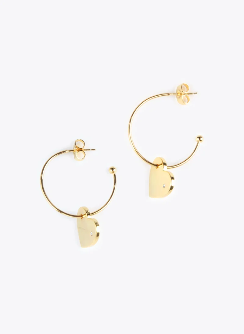 Lola Casademunt Hoop earrings with heart