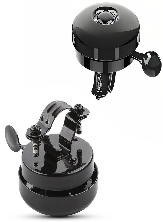 Pemoupnd Bike Bells Metal 2 Pack Cycling Horns, Loud Ringing Sound, Easy Installation, Bicycle Accessories - Image 1