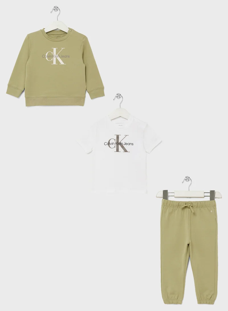 Calvin Klein Jeans Infant Logo T-Shirt & Pants Set