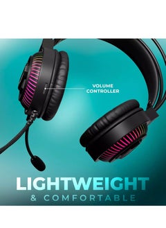 جي ديل سماعة رأس للألعاب GH-558 RGB مع ميكروفون للألعاب  - Image 5