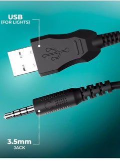 جي ديل سماعة رأس للألعاب GH-558 RGB مع ميكروفون للألعاب  - Image 4
