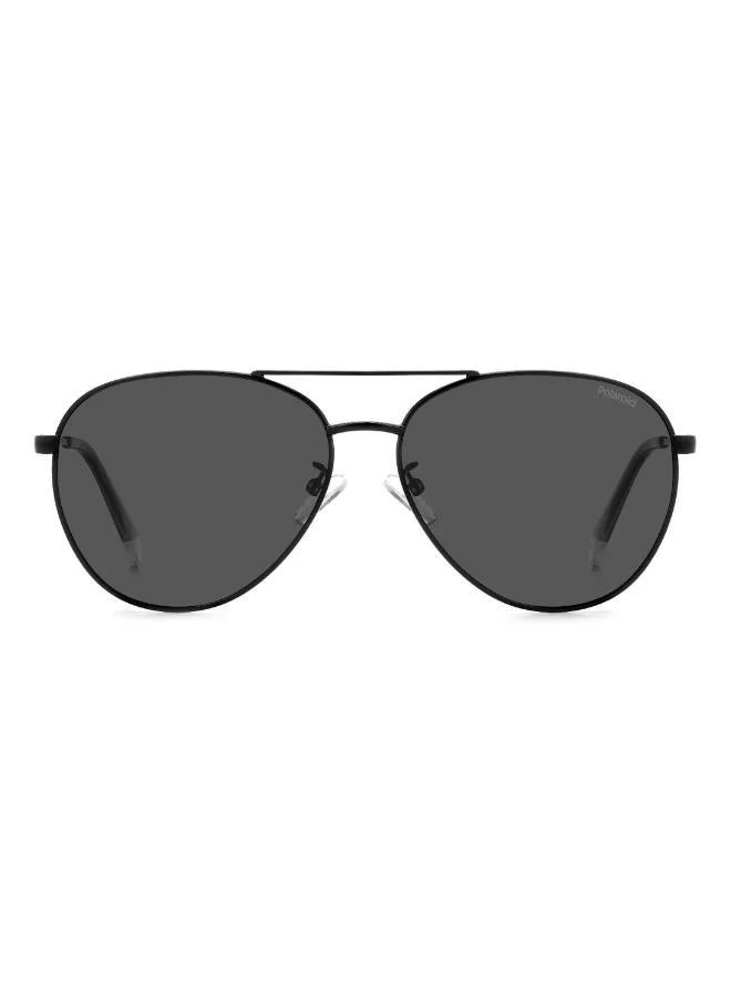 Polaroid  Unisex UV Protection Sunglasses Pld 4142/G/S/X Black 51.6 - Lens Size: 60 Mm  | Best Price UAE